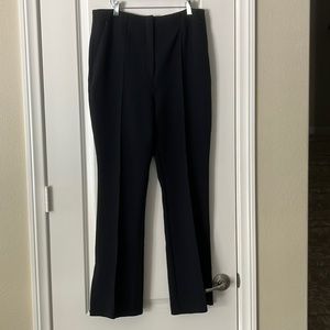 Anthropologie Black Seamed Pants